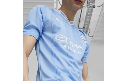 Puma Manchester City 2023 -24 Home Jersey - Light Blue/White