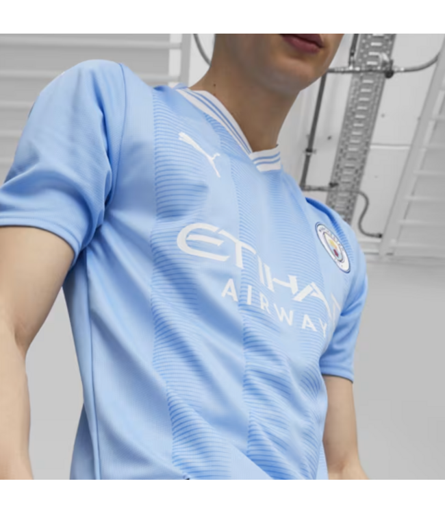 Puma Puma Manchester City 2023 -24 Home Jersey - Light Blue/White