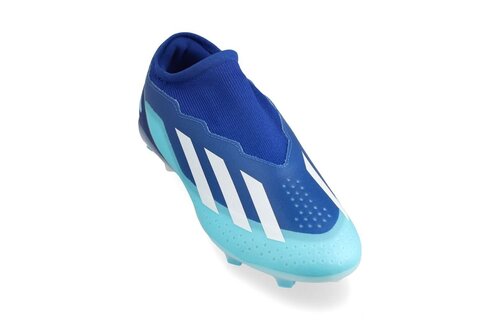 adidas X Crazyfast Marinerush LL Laceless .3 FG - Bright Royal /Cloud White/ Solar Red