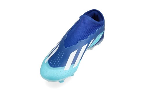adidas X Crazyfast Marinerush LL Laceless .3 FG - Bright Royal /Cloud White/ Solar Red