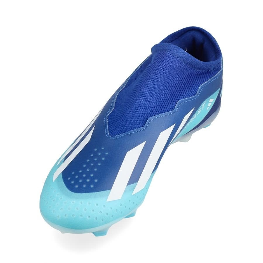 adidas X Crazyfast Marinerush LL Laceless .3 FG - Bright Royal /Cloud White/ Solar Red