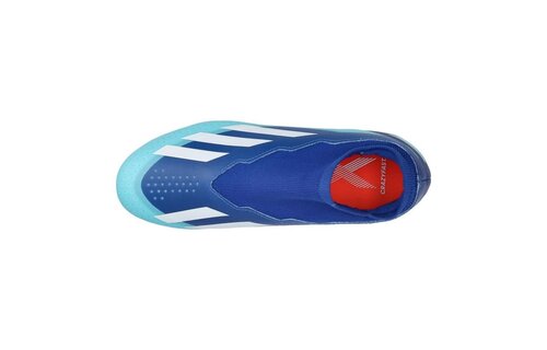 adidas X Crazyfast Marinerush LL Laceless .3 FG - Bright Royal /Cloud White/ Solar Red