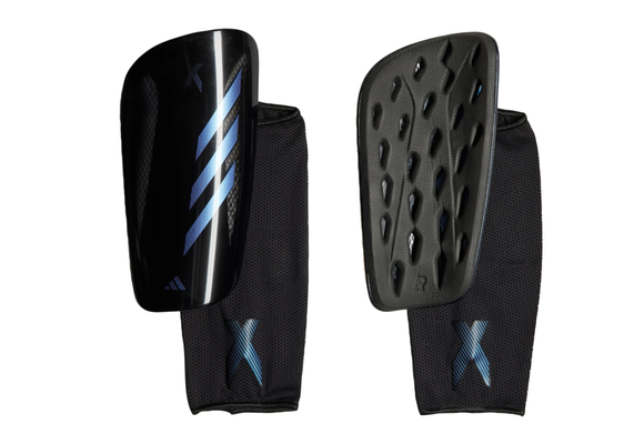 adidas X Crazyfast  2023 League Shin Guards - Black/Lucid Blue