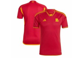 adidas 2023-24 AS Roma Home Jersey - Victory Red
