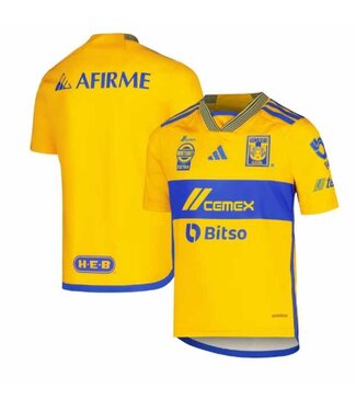 adidas adidas UANL Tigres 2023-24 Home Jersey - Gold