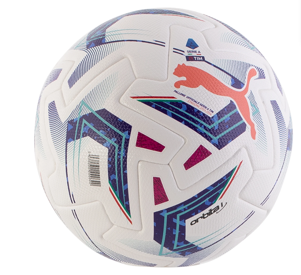 Puma Serie A 1 Orbita 23/24 Fifa Quality PRO Match Ball - White/Multi