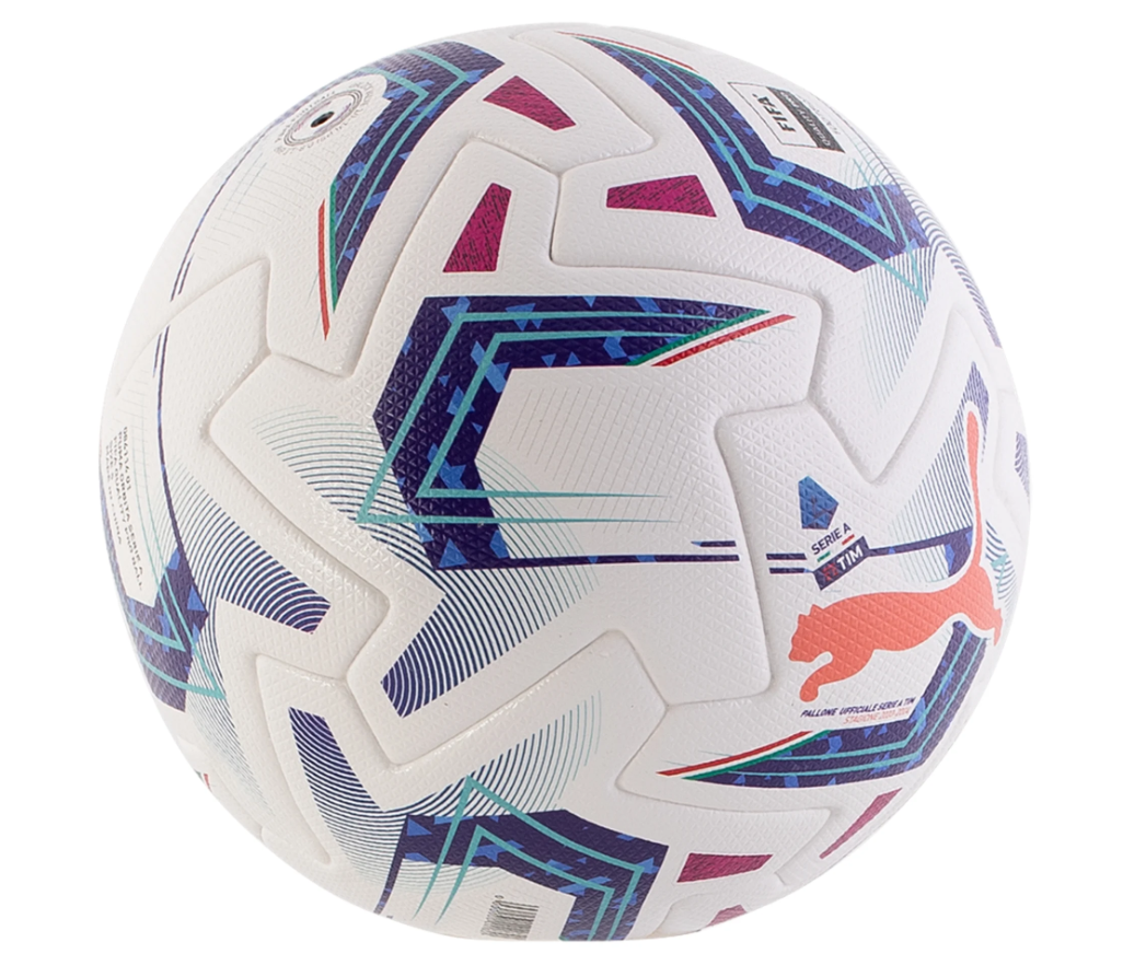 Puma Serie A 1 Orbita 23/24 Fifa Quality PRO Match Ball - White/Multi