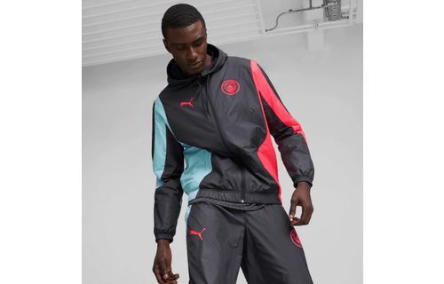 Puma Manchester City 2023-24 Anthem Training Jacket - Dark Navy-Hero Blue-Sunset Glow