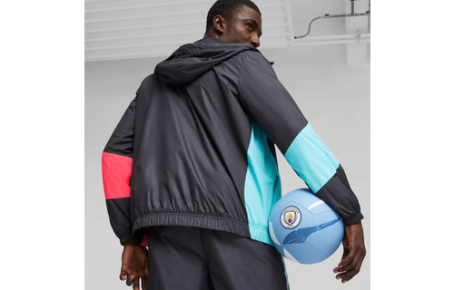 Puma Manchester City 2023-24 Anthem Training Jacket - Dark Navy-Hero Blue-Sunset Glow