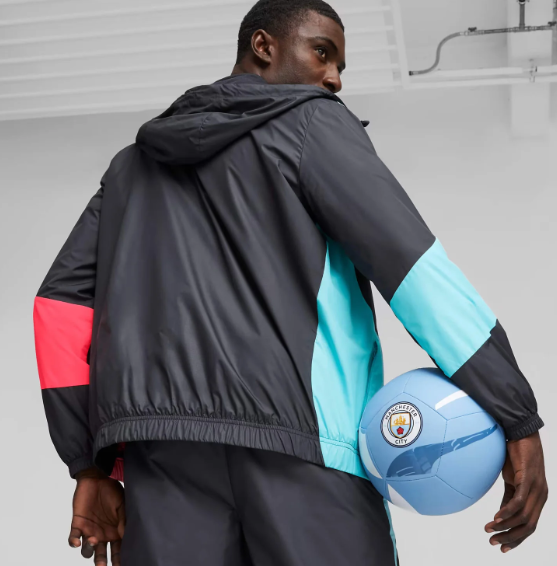 Puma Manchester City 2023-24 Anthem Training Jacket - Dark Navy-Hero Blue-Sunset Glow