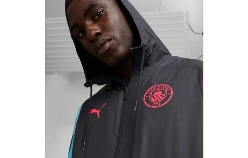 Puma Manchester City 2023-24 Anthem Training Jacket - Dark Navy-Hero Blue-Sunset Glow