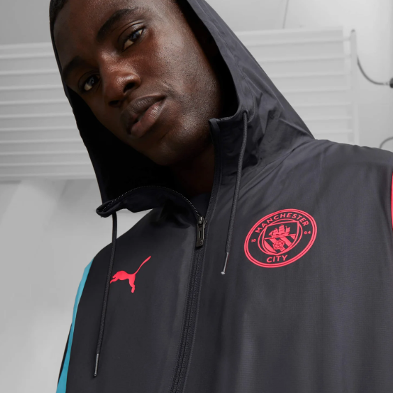 Puma Manchester City 2023-24 Anthem Training Jacket - Dark Navy-Hero Blue-Sunset Glow