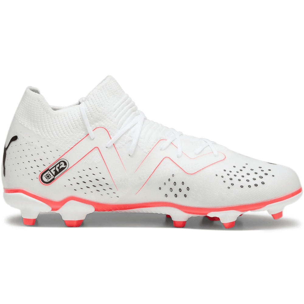 Puma Jr Future Match FG/AG - White/Black/Fire Orchid