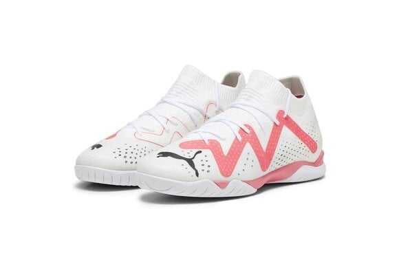 Puma Future Match IT IndoorShoes - White/Black/Fire Orchid
