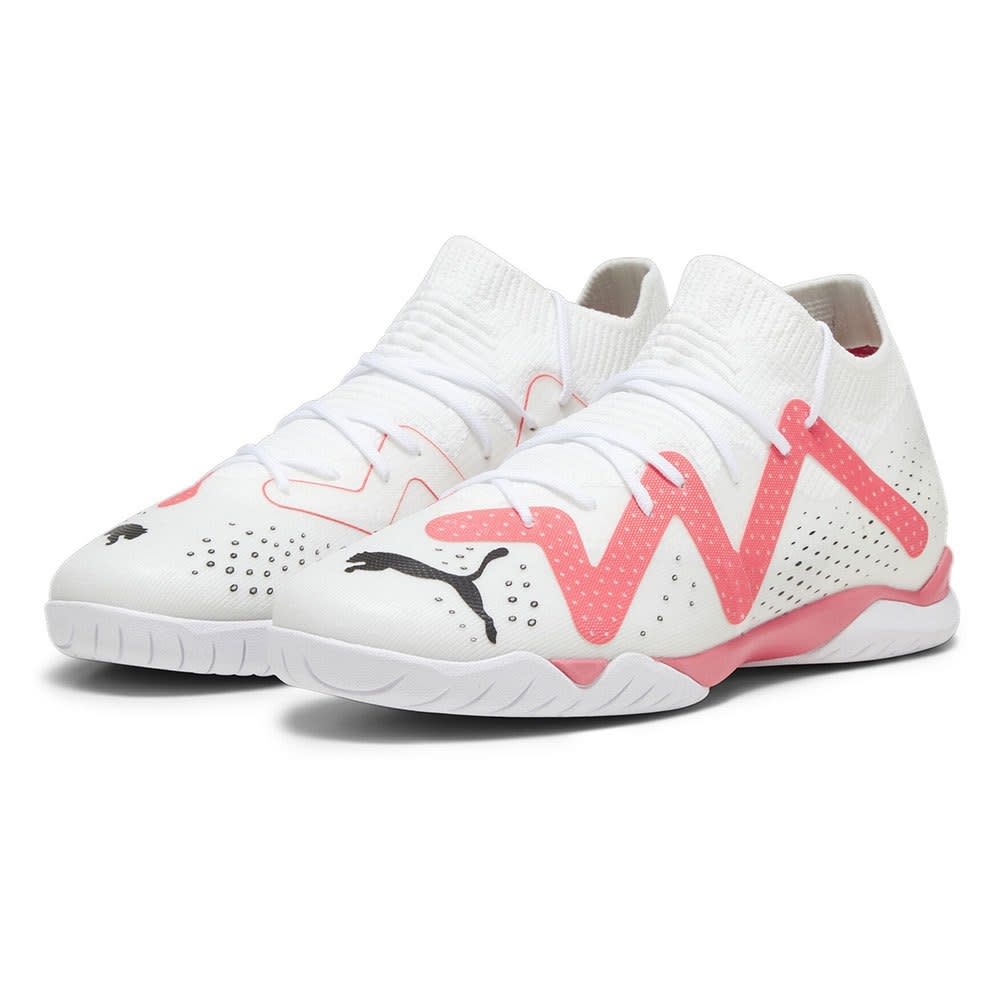 Puma Future Match IT IndoorShoes - White/Black/Fire Orchid