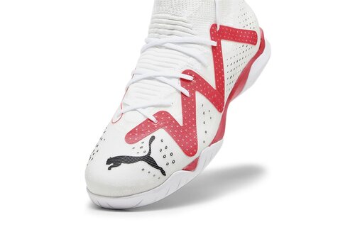 Puma Future Match IT IndoorShoes - White/Black/Fire Orchid