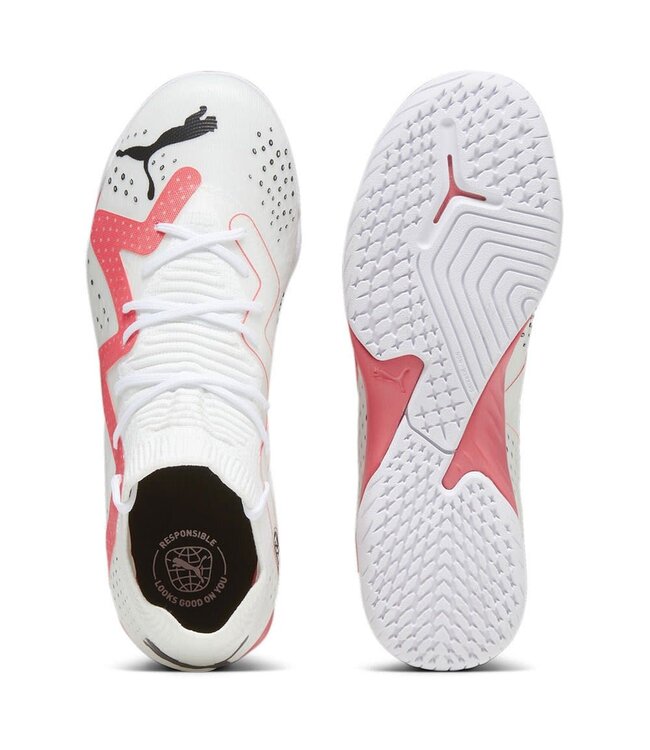 Puma Puma Future Match IT IndoorShoes - White/Black/Fire Orchid