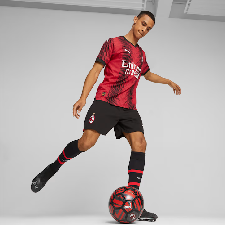 Puma AC Milan 2023 /24 Home Shorts - Black/Red