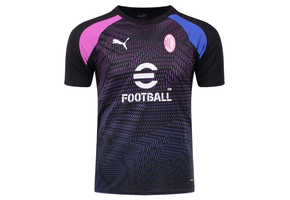 Puma AC Milan 2023 / 24 Prematch Jersey - Black/Pink/Blue