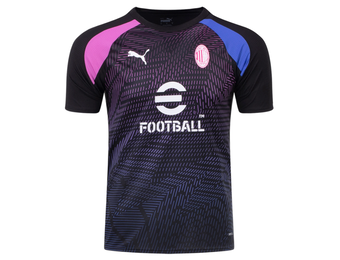Puma AC Milan 2023 / 24  Prematch Jersey - Black/Pink/Blue