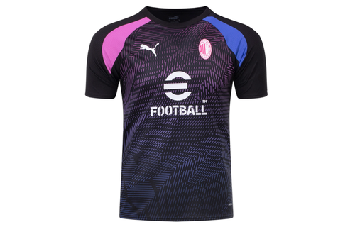 Puma AC Milan 2023 / 24  Prematch Jersey - Black/Pink/Blue