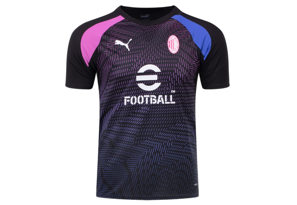 Puma AC Milan 2023 / 24  Prematch Jersey - Black/Pink/Blue