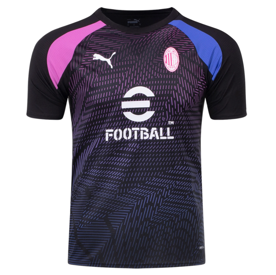 Puma AC Milan 2023 / 24  Prematch Jersey - Black/Pink/Blue