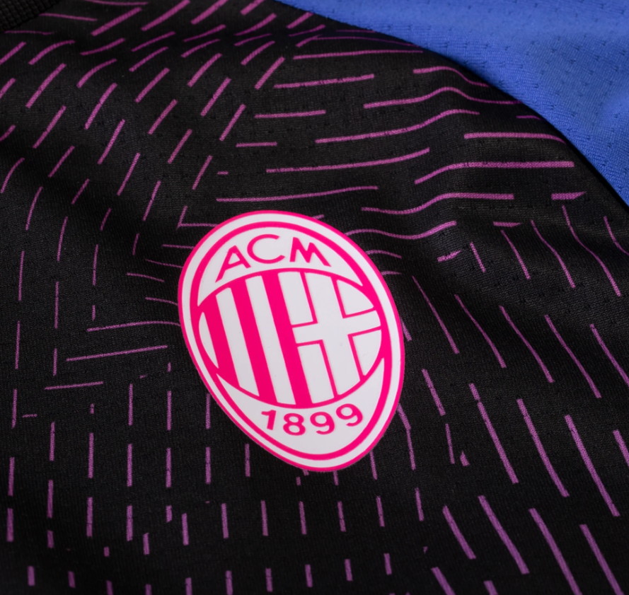 Puma AC Milan 2023 / 24  Prematch Jersey - Black/Pink/Blue