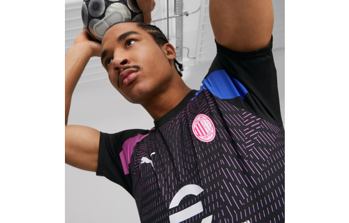 Puma AC Milan 2023 / 24  Prematch Jersey - Black/Pink/Blue