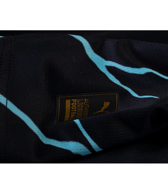 Puma Puma Manchester City 2023 -24 Third Jersey - Dark Navy/Hero Blue/Crimson