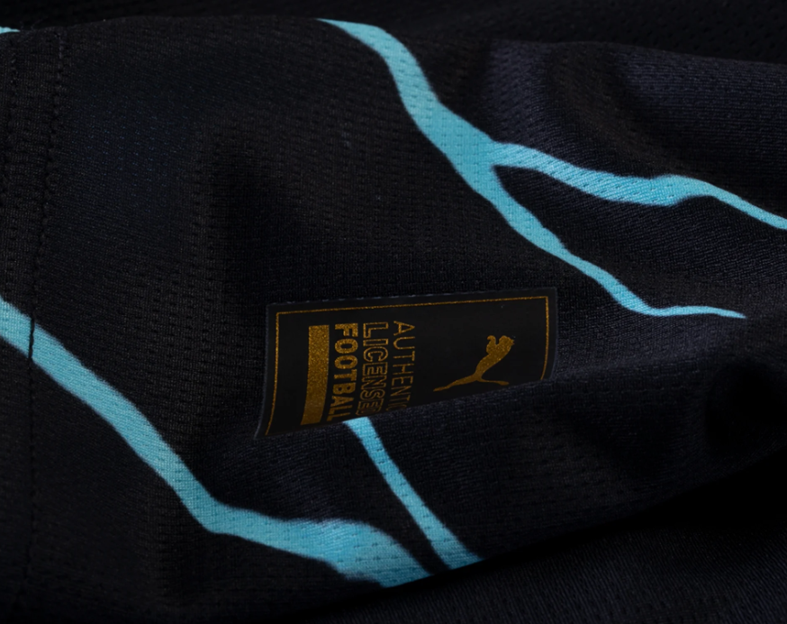 Puma Manchester City 2023 -24 Third Jersey - Dark Navy/Hero Blue/Crimson