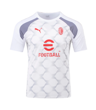 Puma Puma AC Milan 2023 / 24  Prematch Jersey - White/Grey/Red