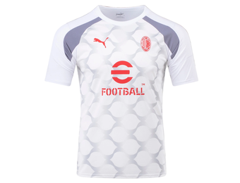 Puma AC Milan 2023 / 24  Prematch Jersey - White/Grey/Red