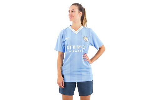 Puma Manchester City 2023 -24 Womens Home Jersey - Light Blue/White