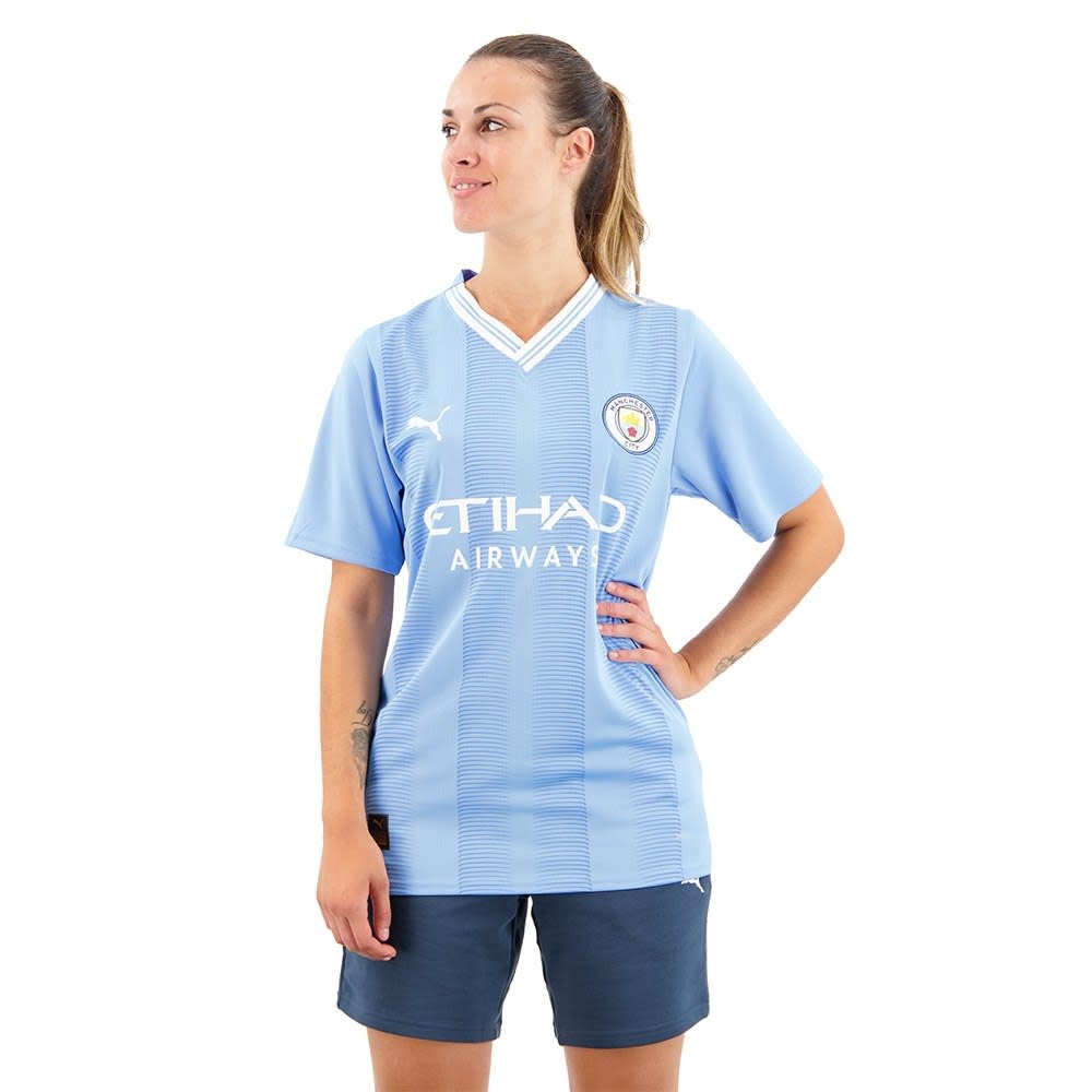 Puma Manchester City 2023 -24 Womens Home Jersey - Light Blue/White