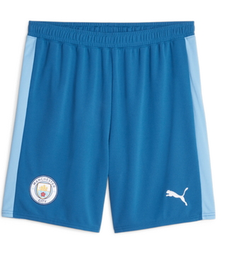 Puma Puma Manchester City 2023 /24 Home Shorts - Lake Blue/Light Blue