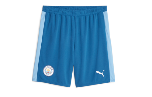 Puma Manchester City 2023 /24 Home Shorts - Lake Blue/Light Blue
