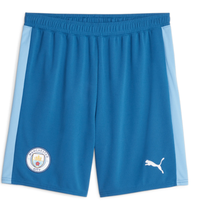 Puma Manchester City 2023 /24 Home Shorts - Lake Blue/Light Blue