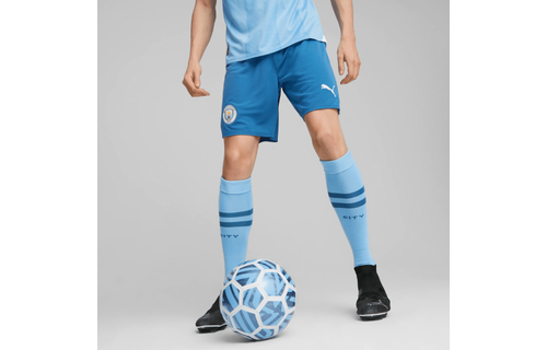 Puma Manchester City 2023 /24 Home Shorts - Lake Blue/Light Blue