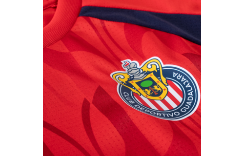 Puma Chivas 2023 - 24  Prematch Soccer Jersey - Red/Navy