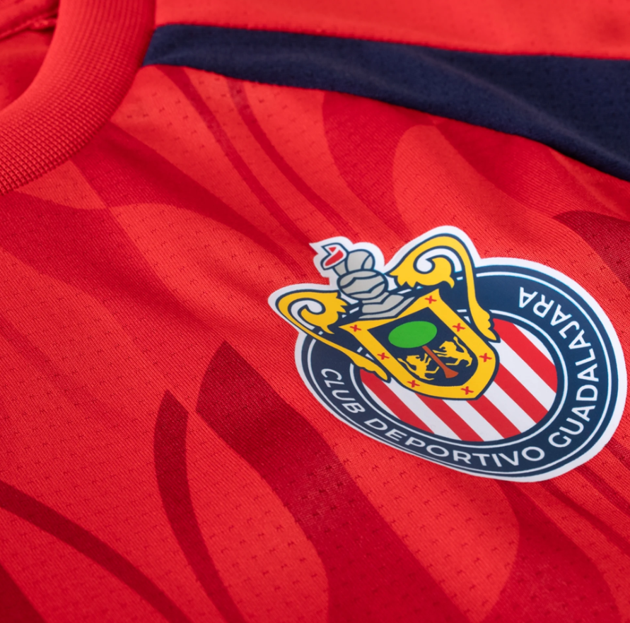 Puma Chivas 2023 - 24  Prematch Soccer Jersey - Red/Navy