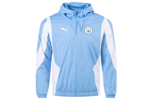 Puma Manchester City 2023-24 Anthem Training Jacket - Light Blue/White