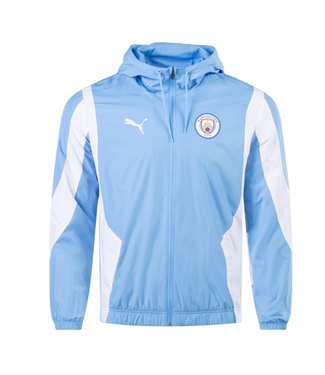 Puma Puma Manchester City 2023-24 Anthem Training Jacket - Light Blue/White