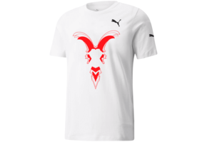 Puma Chivas Retro Graphic Tee Shirt - White/Red