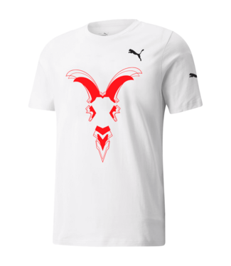 Puma Puma Chivas Retro Graphic Tee Shirt - White/Red