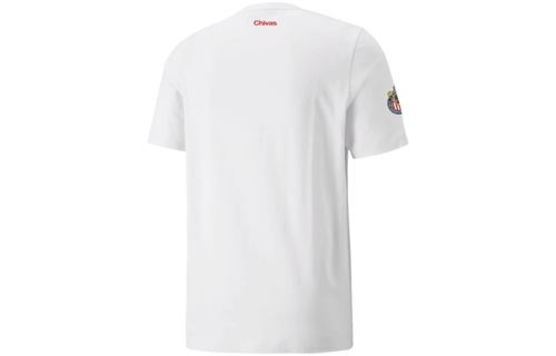 Puma Chivas Retro Graphic Tee Shirt - White/Red