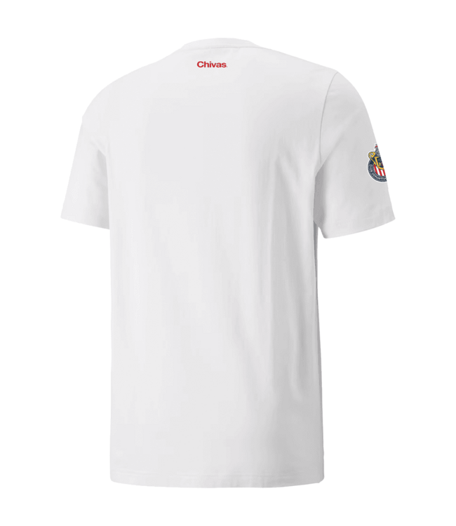 Puma Puma Chivas Retro Graphic Tee Shirt - White/Red
