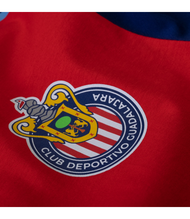 Puma Puma Chivas 2023 - 24 Casuals Tee Shirt - Red/Peacoat/Elektro Blue