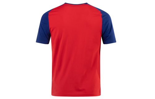 Puma Chivas 2023 - 24 Casuals Tee Shirt - Red/Peacoat/Elektro Blue