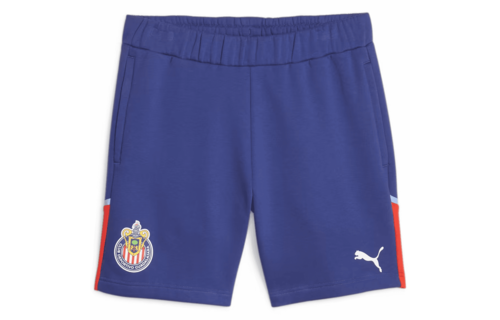 Puma Chivas 2023 - 24 Casuals Shorts - Peacoat/Elektro Blue/Red